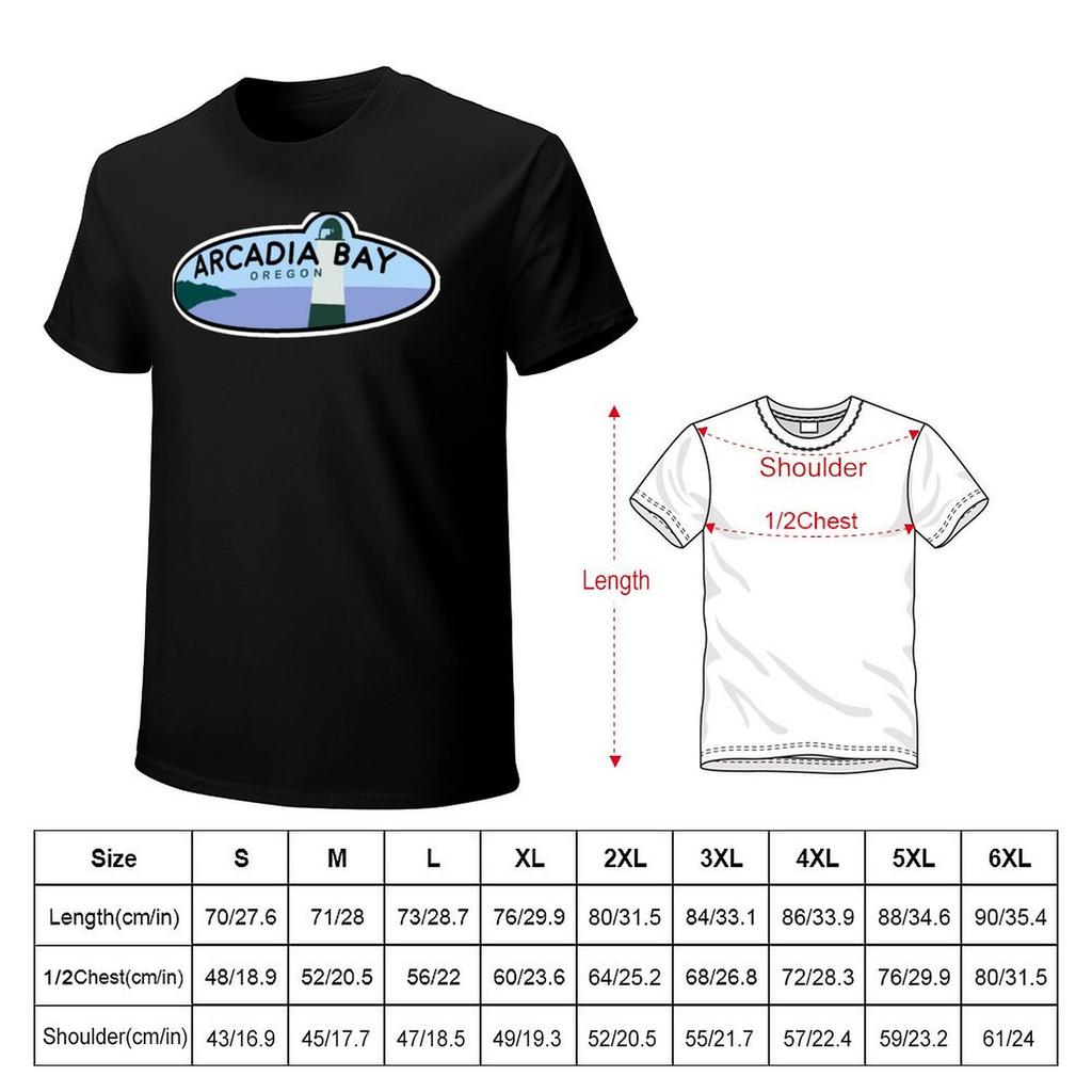Arcadia Bay TShirt vintage anime shirt anime stuff Mens tshirt