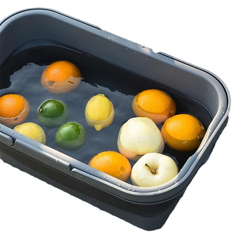 Японская многофункциональная складная корзина для пикника в стиле DOD с крышкой - Удобная и портативная для кемпинга на открытом воздухе