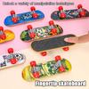 Mini Finger Skateboard Toys for Kids Boys Stress Relief Finger Toy Precision Control Finger Game for Improving Concentration And Reaction