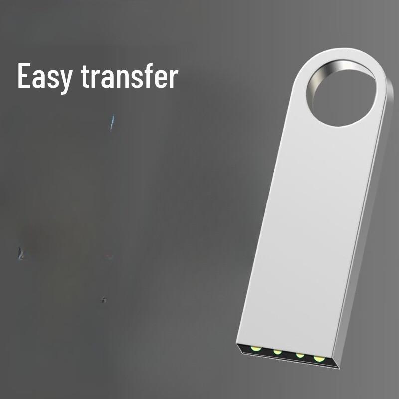 OLOEY Engraved Dual-Interface Metal USB 2.0 Flash Drive