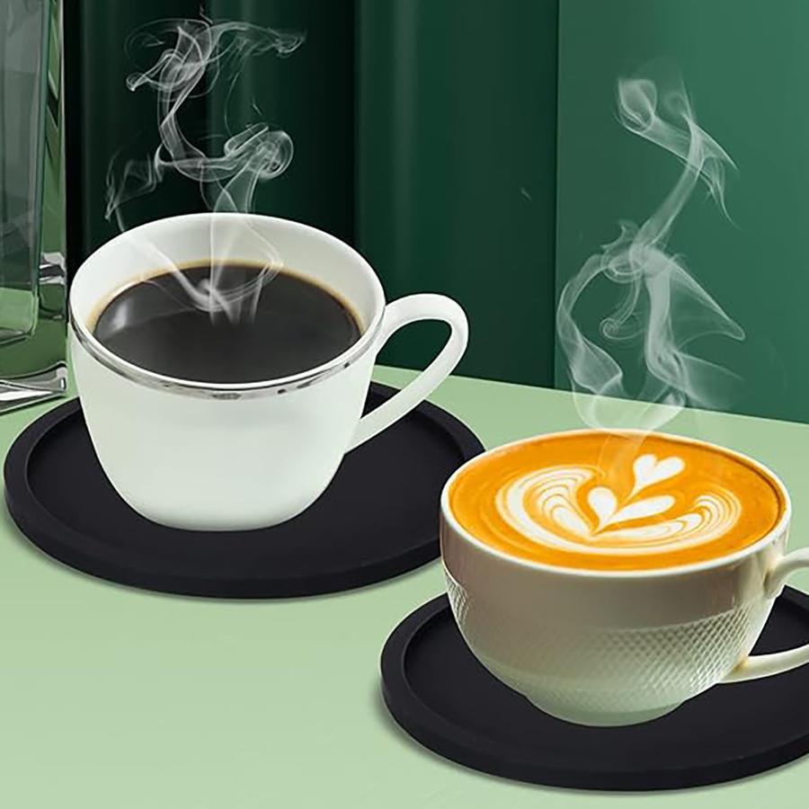 12 шт. Силиконовые подставки круглые Набор подставок для напитков с держателем Подставки для питья Бар Ресторан Подставки Термостойкие подставки для чашек