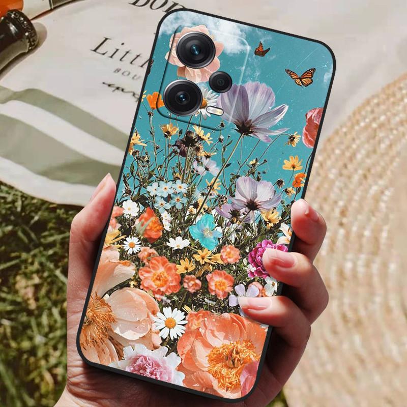 Для Redmi Note 12 Pro 5G NFC Чехол Черная Крышка Лев Волк Силиконовые Мягкие Задние Чехлы Для Xiaomi Redmi Note12 Pro 5G Чехол для Телефона Capa