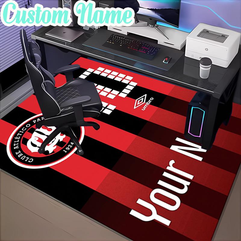 Custom Name Athletico Paranaens  Rug, Office Rug, Chair Rug, Carpet for Living Rooms, Doormat Game Rug Home Decor Christmas Gifts