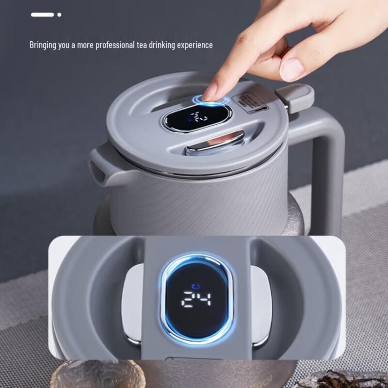 Умный титановый горшок для тушения Kombach KH-H150T01 с дисплеем температуры, 1500 мл