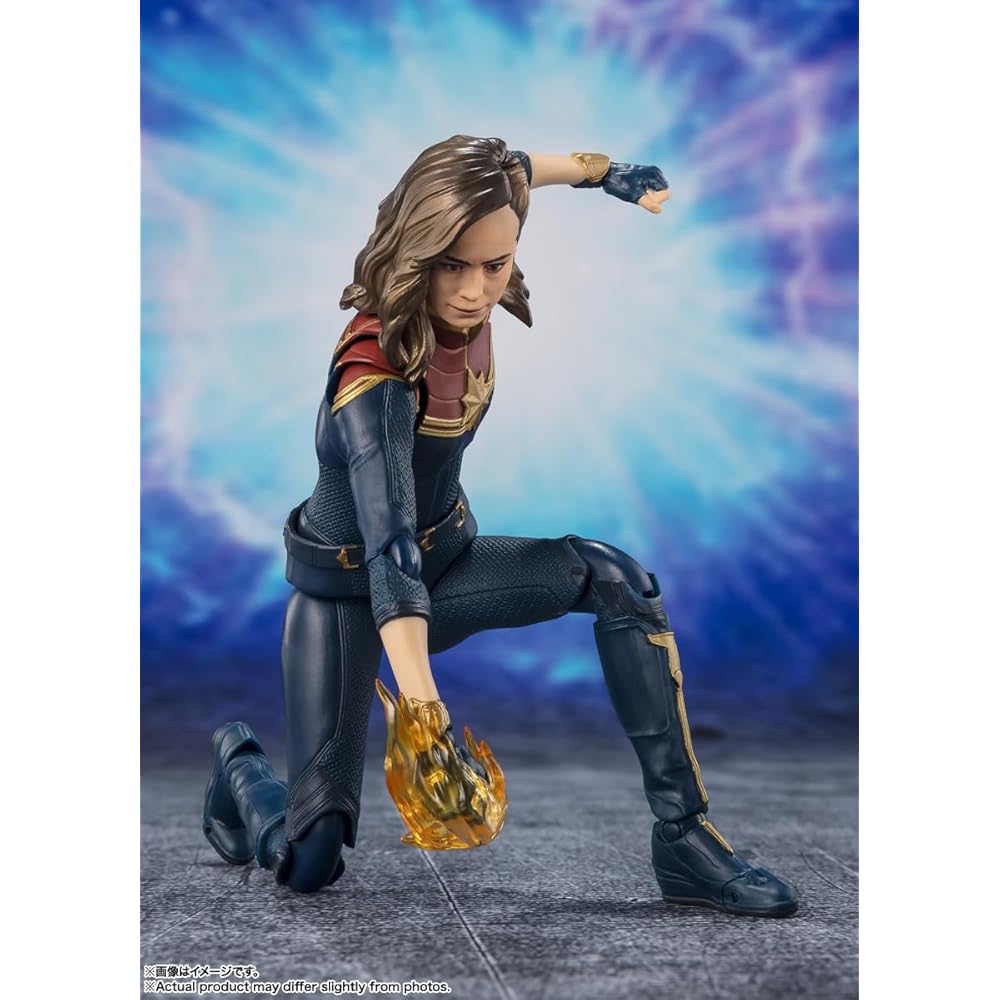 НАРОДЫ ТАМАШИИ SH. Фигурка Captain Marvel Marvels 150 мм ABS ПВХ