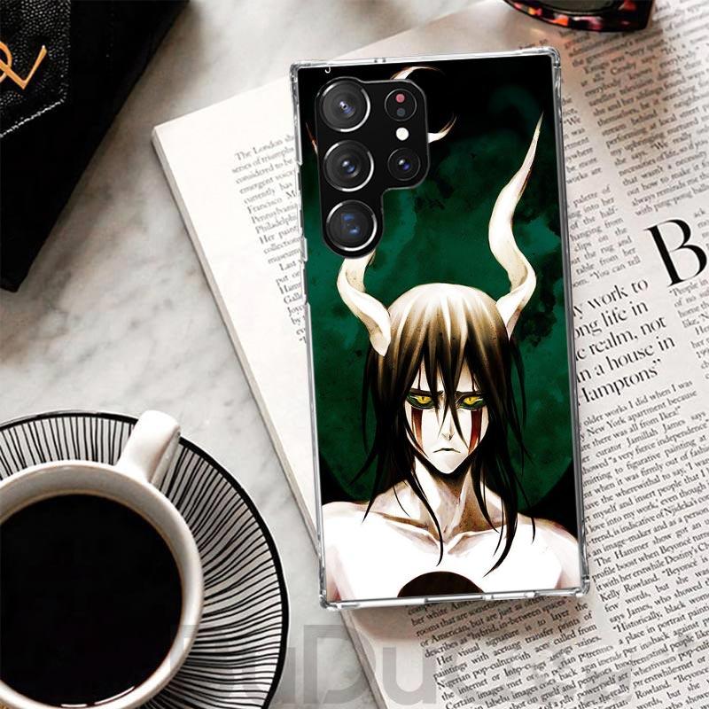 Чехол Bleach Улькиорра Сифер 4 для Samsung Galaxy S23 S22 S24 S25 Ultra S21 Plus S20 FE Чехол для телефона S10 + S10E S25U Печать Coque