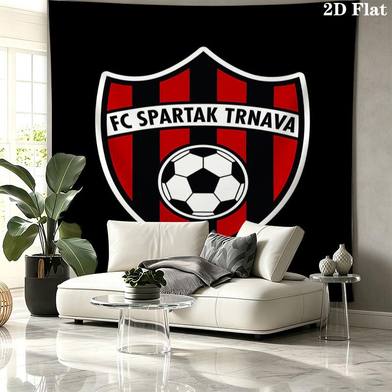 FC Spartak Trnava Wall Tapestry Aesthetic Wall Hanging Printed Fabric Blanket Decorative Tapestries for Bedroom Living Room Home Decor