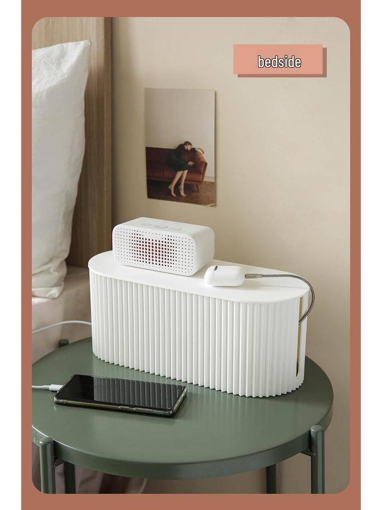 Органайзер для трансграничного электрического удлинителя: Пылезащитный короб для прокладки кабелей для хранения на рабочем столе