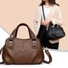 Women's Handbag Trendy Middle-aged Mother Bag, Commuting Multi- Compartment Large Capacity Single-shoulder Crossbody Bag