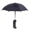 Waterproof Portable Mini Mobile Phone Holder Locomotive Umbrella Metal Sun Shade Bicycle Umbrella