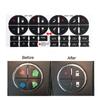 1 Pcs AC Dash Button Repair Stickers For GMC GMC Vehicles - Fix Ruined Faded A/C Center Controls Car