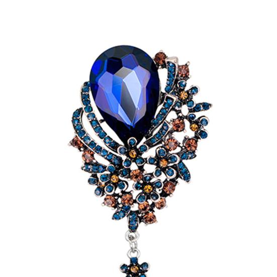 Brooch Pin Hollow Design Alloy Engagement Jewelry Brooch for Women