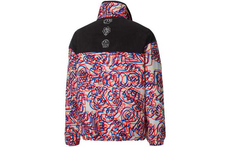 Puma Куртка PUMA X Dapper Dan Collection X Mr Doodle Мужская Красная 530648-02