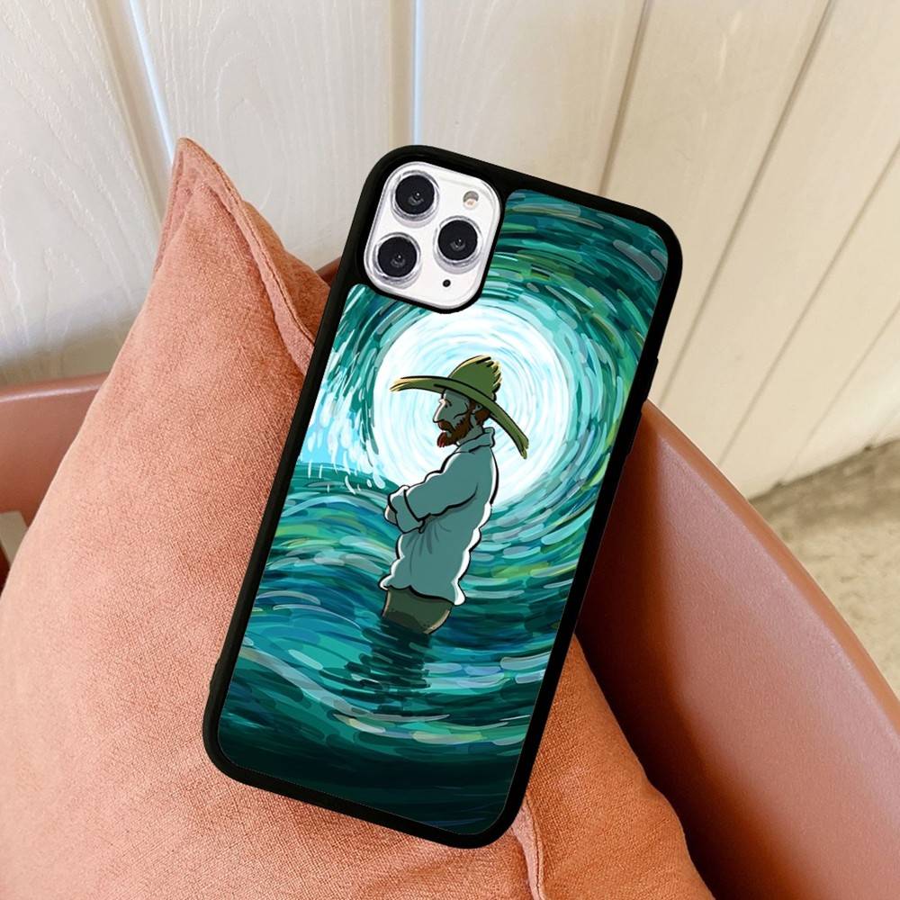 Художественная картина Ван Гога для IPhone 17 16 15 14 13 12 11 Pro Max Plus Ударопрочный задний чехол для телефона из ПК+ТПУ