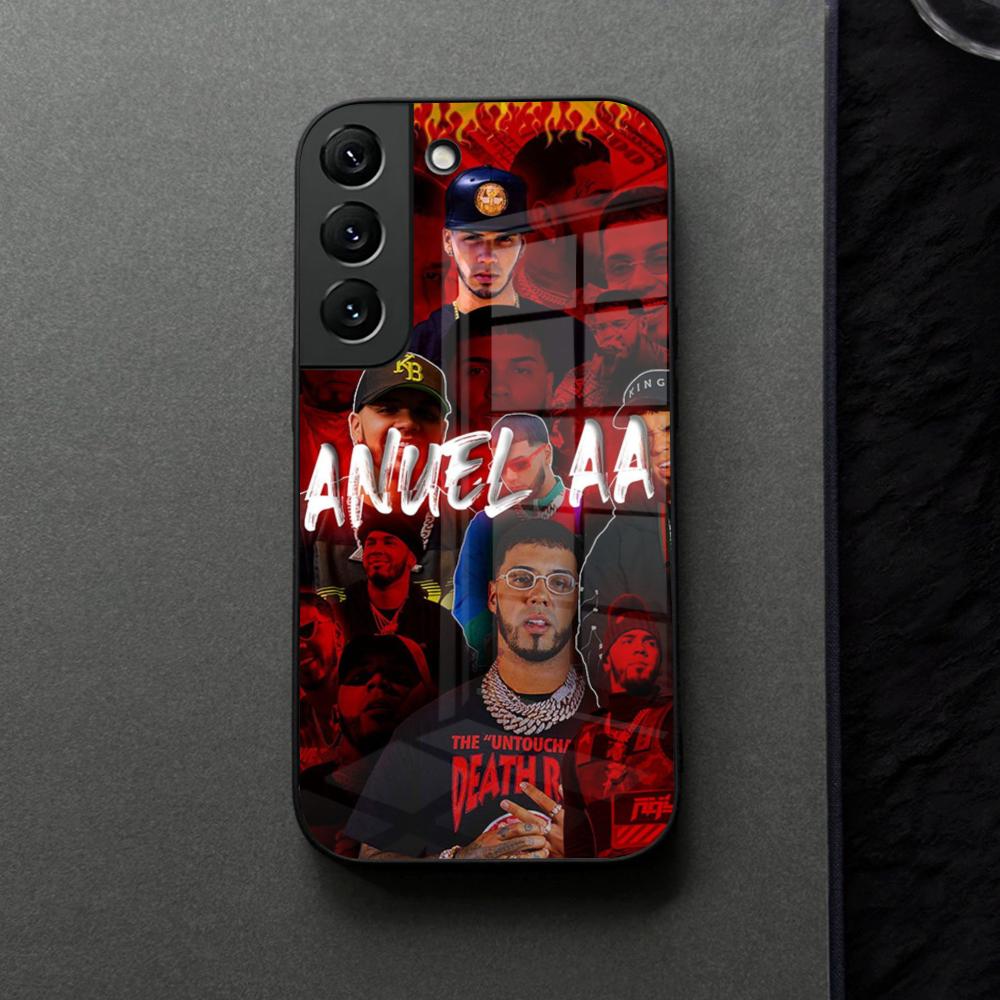 A-Anuel AA Стеклянный чехол для телефона Samsung Galaxy S21 S26 S25 S22 S20 S24 S23 Ultra Fe Plus A16 A34 A54 A24 Coque