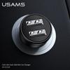 USAMS 2.4A 5V Dual USB Автомобильное зарядное устройство USB 2 порта Адаптер прикуривателя Зарядное устройство Мини-адаптер питания для смартфонов IPhone IPad Huawei Samsung Xiaomi