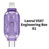 LANRUI V587 Smart Engineering Repair Box Tester One Click Enter DFU Recovery Download Mode For iPhone 8-16 Samsung Repair Tool 5