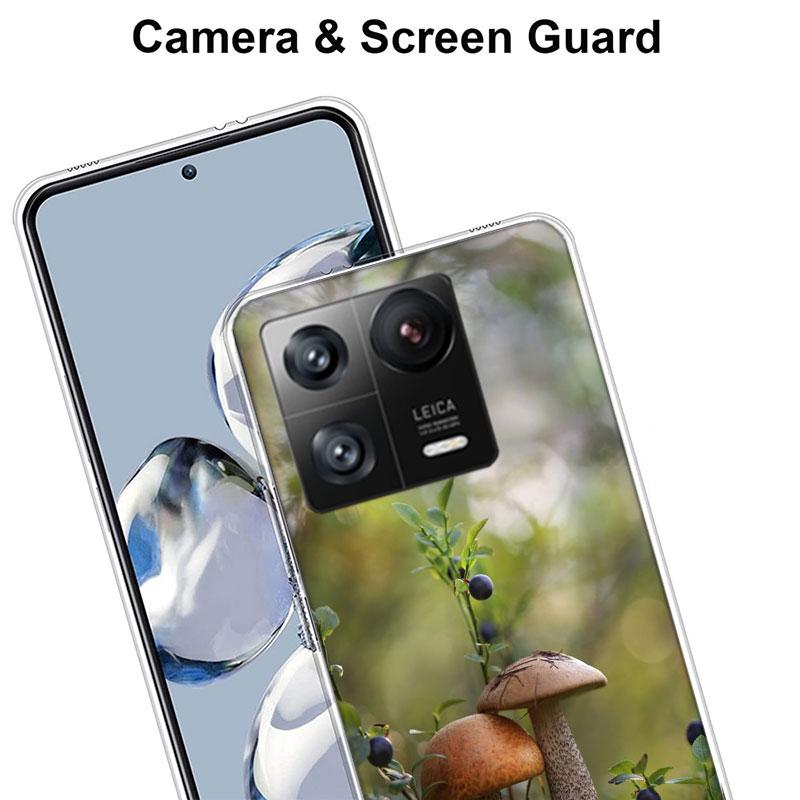 Fungal Aesthetics Phone Case For Xiaomi Poco F7 Ultra X7 X6 M8 M7 M6 M4 M3 Pro X4 Mi 15 15T 14 14T 12T 12S 10T Pro 12 11 Lite Co