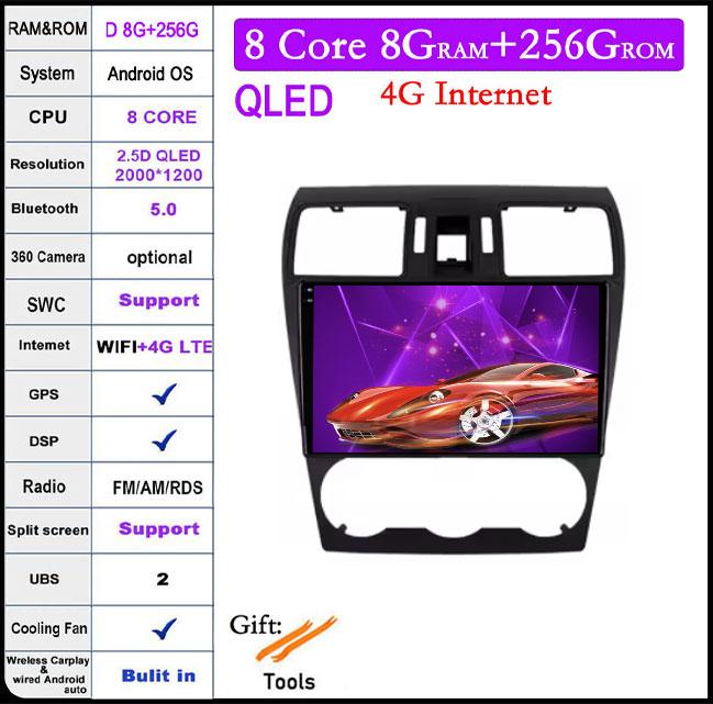 9 дюймов для Subaru Forester 4 SJ XV WRX 2012-2015 DSP Android 14 автомобильный радиоприемник мультимедиа видеоплеер навигация стерео GPS монитор