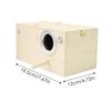 Bird Breeding Box Cage Bird Parrot Breeding Decorative Cages Pet Accessories Wood Bird House Nest Parrot Nesting Mating Box