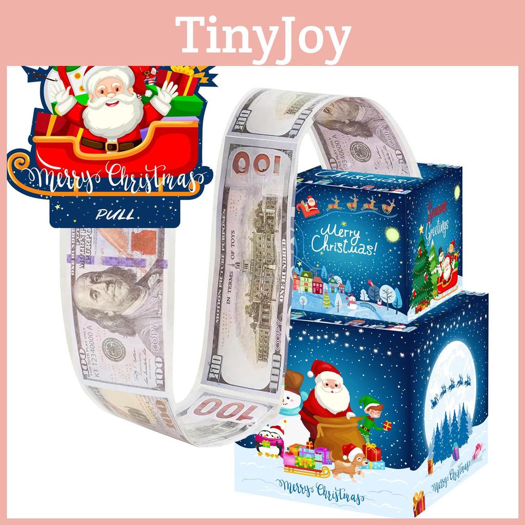Layer Santa Double Money Box Gift Box For Christmas Celebrations Surprises And