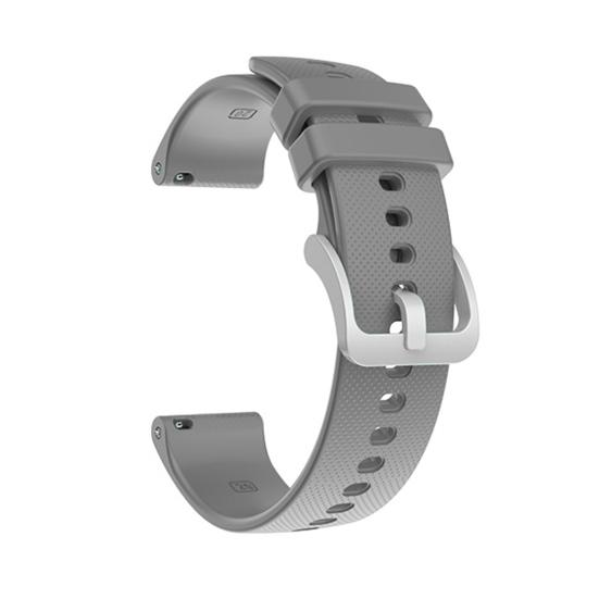 Watch Band 20mm/22mm Plaid Soft Silicone Watchband Wrist Strap Replacement for Garmin Venu SQ/Venu/Vivoactive 3 4/Forerunner 245