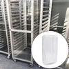 Bread Rack Cover Transparent Bun Pan Rack Cover Zipper Closure Baking Pan Rack Cover for Home Bakery