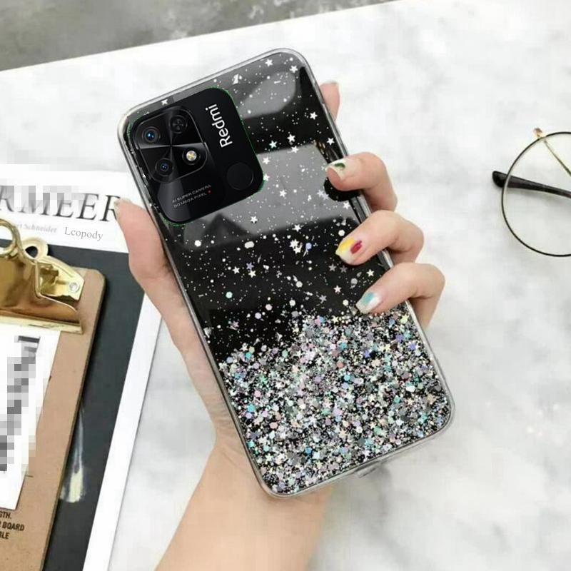 Блестящий чехол для телефона для redmi 10C 10 C10 C10 redmi10C задняя крышка CAPA Bling блестящий чехол для телефона для xiaomi redmi 10C полное покрытие