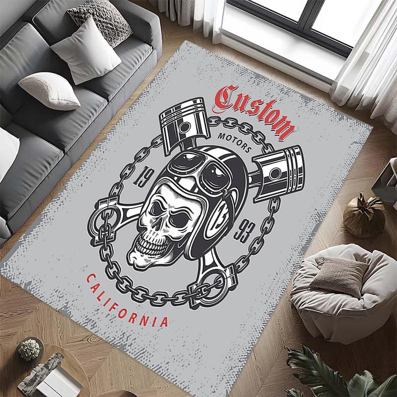 Vintage Custom Motors California carpet Living room and bedroom mats Doormat Room Dormitory decoration Doormat
