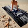 American Flag Cowboys Microfiber Beach Towel, Lightweight And Quick-Dry, for Summer Travel, Beach Essential, Swimming Pool