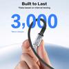 До 80 Гбит/с Двунаправленные данные 240 Вт Быстрый Thunderbolt USB 3 Обратная совместимость 8K Видео Прочный Нейлон для подключения устройств, таких как iPhone Galaxy MacBook Android