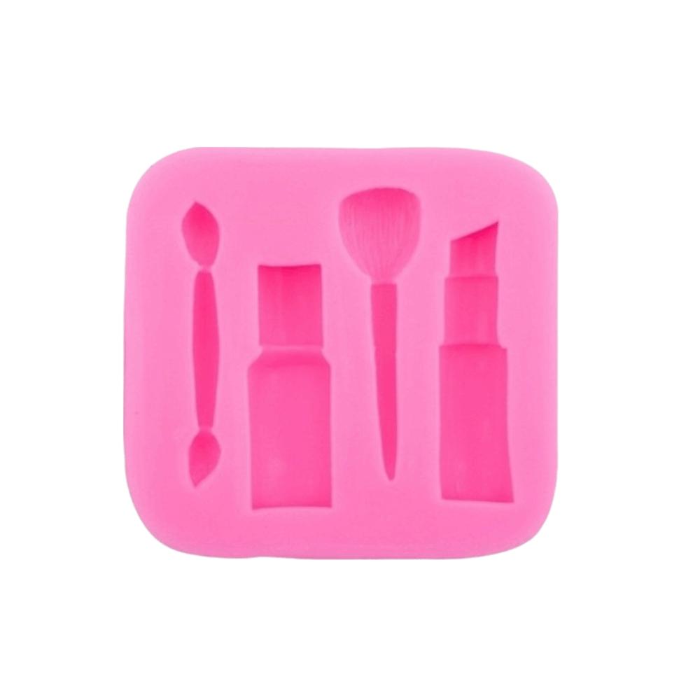 2PCS Silicone Silicone Fondant Mold DIY Cake Decorating Mold Keychain Pendant Crafting