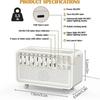 PARKgeeignet für Smart White Noise Machine mit Bluetooth und Nachtlicht, Echo Flame Aroma Diffuser Sleep