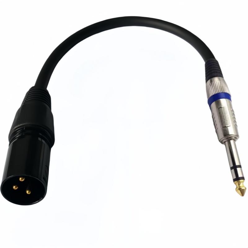 Xlr Male to 6.35mm Trs Audio Adapter Cable Xlr 3P Male to Large 3-Pin Trs Stereo Connection CableGood product