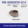 Фреза для канавок во внутреннем отверстии MB09GR/07GR/05GR: Держатель ножа для пазов с малым отверстием.