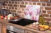 Glass stovetop protector 50x52 Flower