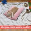 Thickened Bunny Concave Bed Washable Rabbit Plush Mat Soft Rabbit Bed Mat  Rabbit