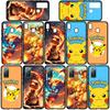 Чехол для телефона Samsung Galaxy S23 S24 iPhone 16 15 14 Xiaomi Redmi Note 13 12 11 Plus 10 Pro Max OPPO Huawei Anime Pikachu Pokemon GO Charmander Cover