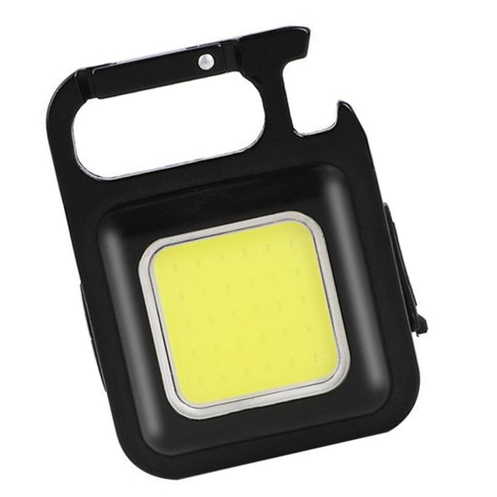 Мини COB Рабочий свет Высокая яркость Портативный Сильный магнитный USB Зарядка Складной Светодиодный Брелок-фонарик