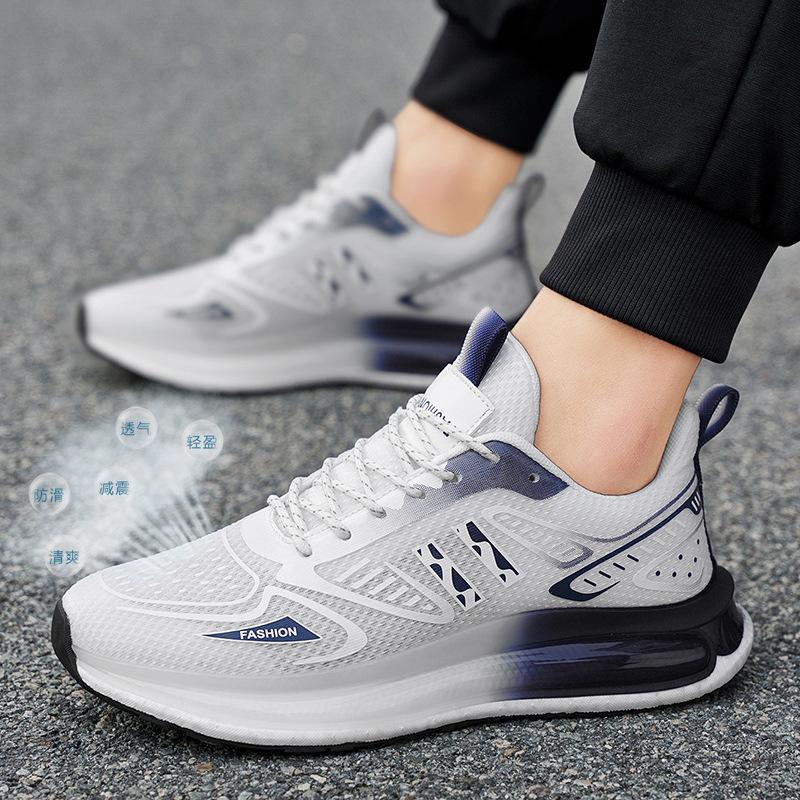 Новая мужская обувь летняя дышащая сетка удобная спортивная обувь молодежная сверхлегкая нескользящая износостойкая повседневная обувь для бега