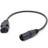 3-контактный XLR Зарядное устройство для электромобиля Литиевая батарея Зарядная станция Адаптер Универсальный зарядный кабель Штекерный разъем Папа Мама