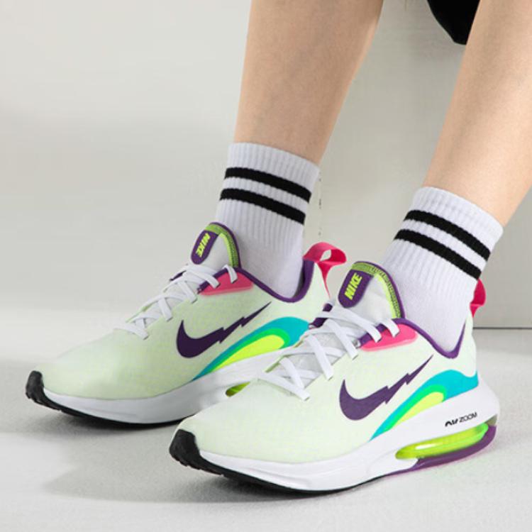 Nike Детские кроссовки Air Zoom Arcadia 2 SE GS Strike First Green White Teal-Nebula FB2356-100