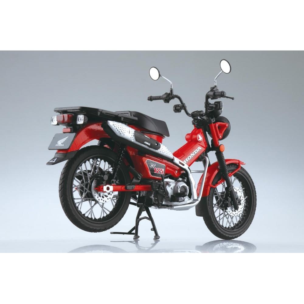 Aoshima Finished Model Bike Honda Ct125 Hunter Cub Growing Red 1 24