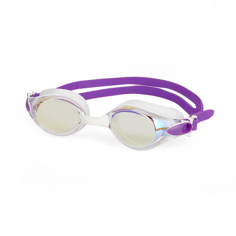 Adolescent adult high definition lenses silicone swimming goggles
