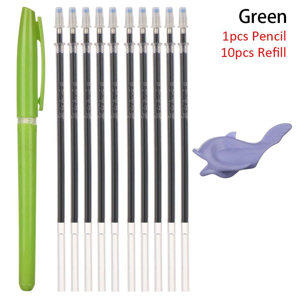 Automatically Blue Gel Pens Magic Pen Kit Disappearing Refill Invisible Ink Automatic Fade Pen