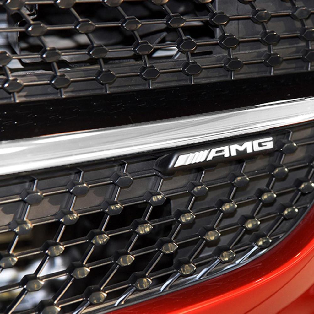 3D ABS Значок Автомобиля Декоративная Наклейка На Решетку Радиатора Для Mercedes Benz AMG A B C D M S R G Класса GLA GLB W176 W124 C260 C300