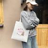 New Canvas Bag Women's Printing Large-capacity Student Tutoring Bag Shoulder Handbag Gift Advertising Package Printing