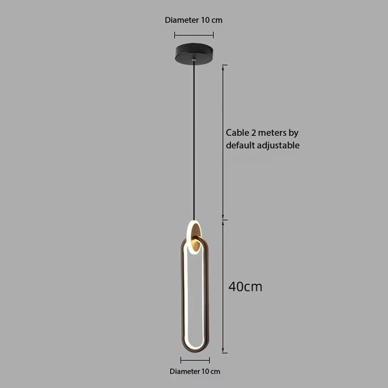 Скандинавские светодиодные простые золотые черные подвесные светильники люстра подвесные светильники для спальни прикроватные для чтения ресторан бар декоративные