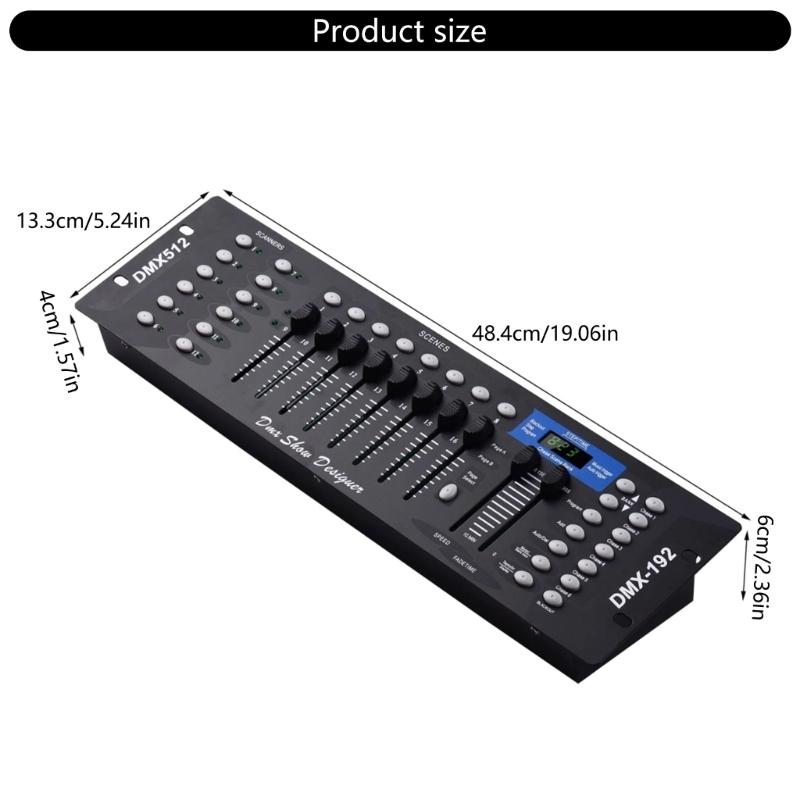 DMXs Контроллер, 192-канальный DMX512 Контроллер Консоли 240 Сцен для Мини DMXs Контроллера DMXs Световой Пульт Вечеринка