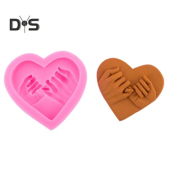Силиконовая форма для крючка на палец любви, легко извлекаемая из формы, удобная форма крючка для пальца любви, форма для мыла ручной работы